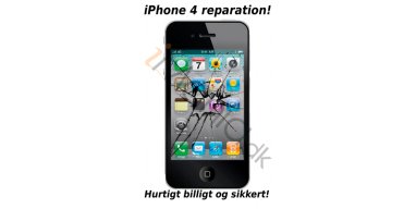 Udskiftning af iPhone 4 display glas