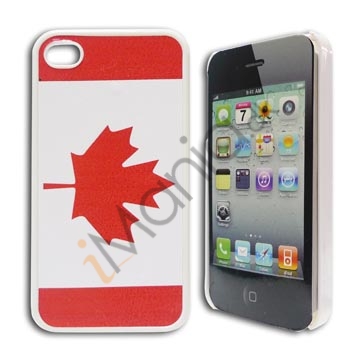 iPhone 4 / 4S cover med canadisk flag / \"Maple Leaf\"