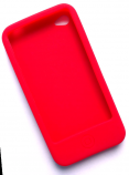 Silikonecover til iPhone 4, r�d