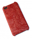 Lux iPhone 4 cover med udsk�ringer i voksr�d