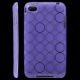 iPhone 5 cover - TPU med cirkelm�nster lilla