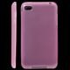 iPhone 5 cover - TPU halvgennemsigtig pink