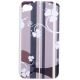 iPhone 4 luxus cover med kl�ver, m�rk