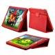 iPad 2 / Den Nye iPad 3 l�der etui, r�d