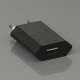 iPhone 220v USB lader, sort