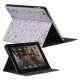 Kunstl�der Folio Stand Case Pr�get med S�d Tegneserie til iPad 2 3 4 - Lilla