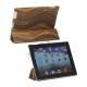 Folding Tr� Grain Leather Stand Smart Cover til iPad 2 3 4