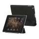 Slim Kunstl�der Smart Cover med holder til iPad 2. 3. 4. Gen - Sort