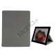 Premium Folio KunstKunstl�der Case med b�lte Stand st�vt�t Plug Etc til den nye iPad 3:e 2nd Gen - Gr�