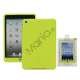 Slim Bl�d Silikone Taske med Chokolade Home Button til iPad Mini med Exquisite Emballage - Gul Gr�n