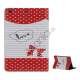R�dh�tte Folio PU L�der Case Cover med Stand til iPad Mini - R�d