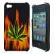 iPhone 4 cover med br�ndende blad