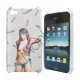 iPhone 4 / 4S bling cover med sexet topl�s pige