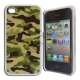 iPhone 4 / 4S cover Gr�nt / sort camouflagem�nster