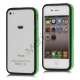iPhone 4 / 4S bumper, gr�n og sort