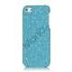 Skinnende Flash Sequin Hard Case til iPhone 5 - Light Bl�