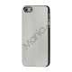 B�rstet Hard Plastic Case iPhone 5 cover - S�lv