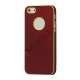 Gummibelagt h�rd plast Case iPhone 5 cover - R�d