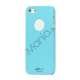 H�jglans Plastic Cover Case til iPhone 5 - Bl�