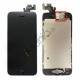 iPhone 5 Sk�rm, LCD og Digitizer S�t inkl. Tryksensor + Digitizer Ramme + Front Kamera + Home-knap + Homeknap Holder - Sort