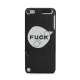 Sort og Hvidt Pr�get Hard Beskyttende Case til iPod Touch 5