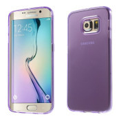 Samsung Galaxy S6 Edge cover i TPU, lilla