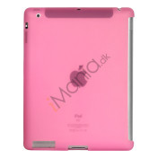 Naked Smart Cover Companion Silikone Taske til Den Nye iPad 2. 3. 4. Gen - Pink