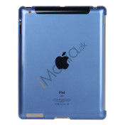 Klar Smart Cover Companion Crystal Case til iPad 2 Den nye iPad 3rd Generation - Blå