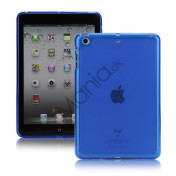 Slim Matte TPU Pudding Jelly Gel Cover Case til iPad Mini - Mørkeblå