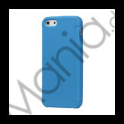 Stylish Blade TPU Gel Cover Case til iPhone 5 - Blå