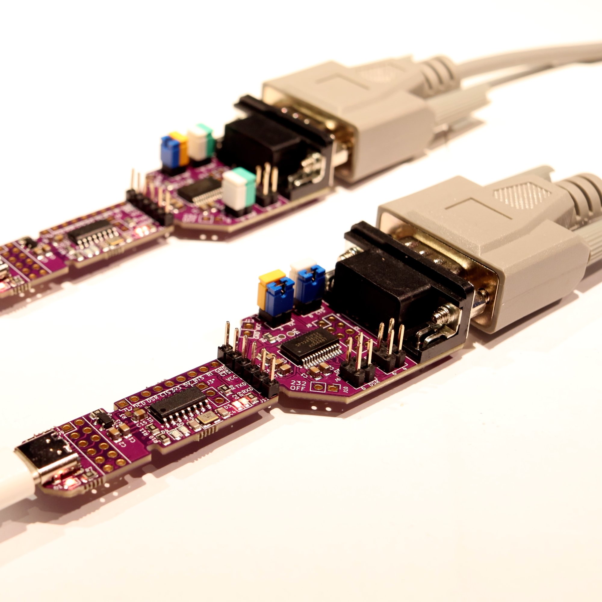 Uart Usb Adapter Serial Universal Serial Adapter Rev 1 (New version) (USB-C, UART, RS232