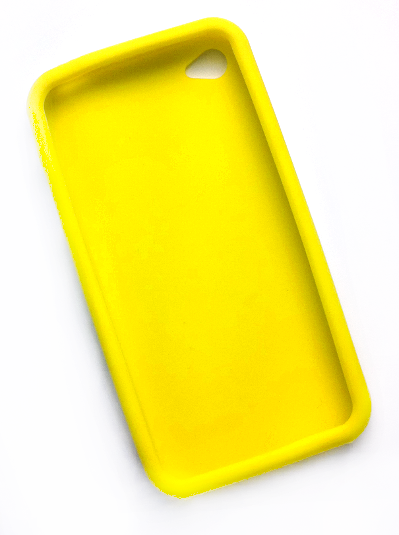 Silikonecover til iPhone 4, gul