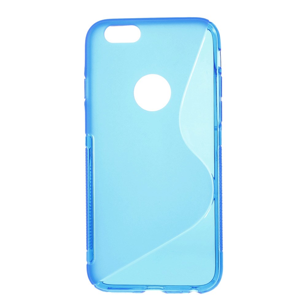 iPhone 6 cover med bølgemønster, blå