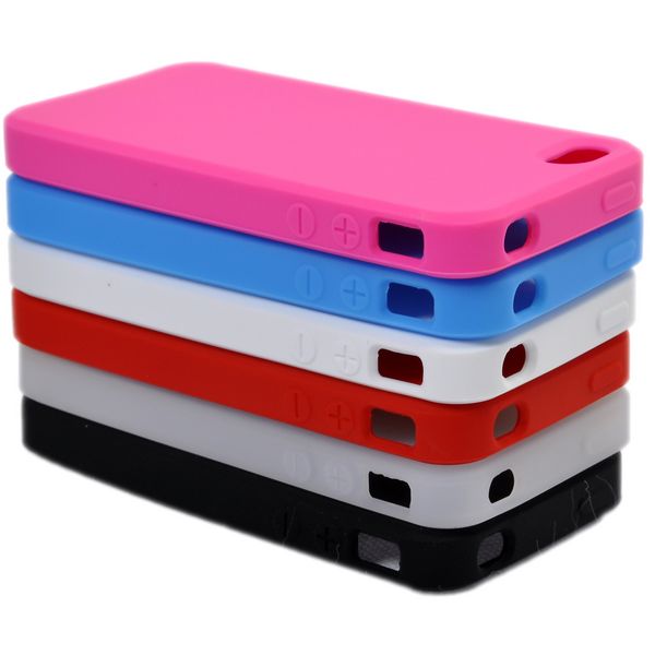 iPhone 4S silikone cover, flere farver