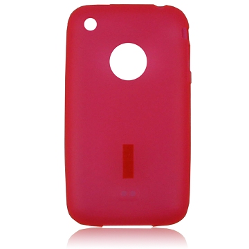 iPhone 3G TPU cover, kirsebærrød