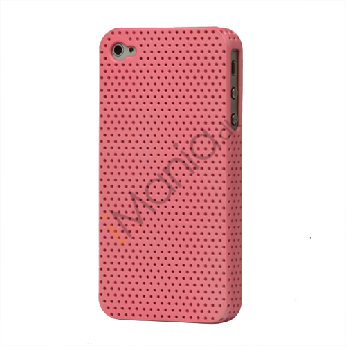 iPhone 4 / 4S cover perforeret pink