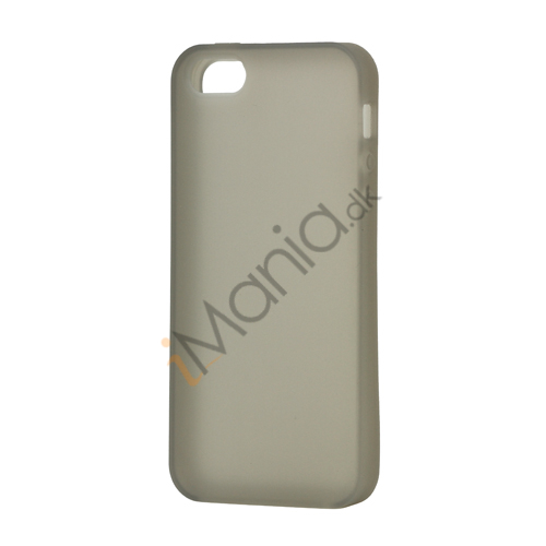 Blødt Silikone Case Cover til iPhone 5  - Grå