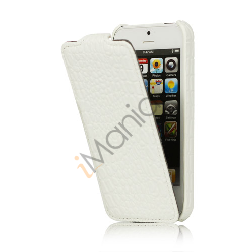 Slim Krokodille Taske iPhone 5 cover -