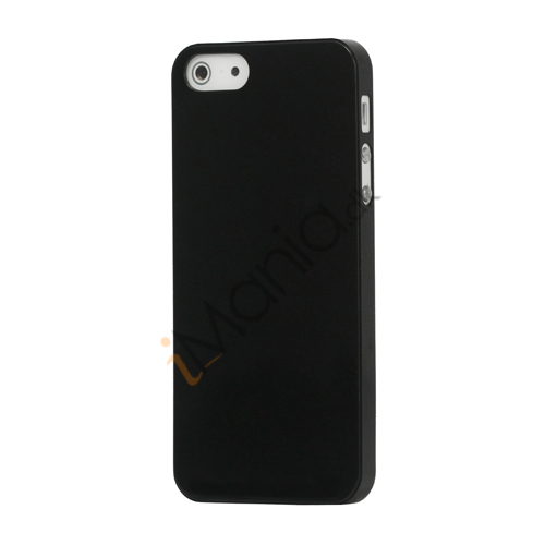 Ultra Thin Crystal Hard Case iPhone 5 cover - Sort