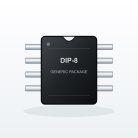 LF353N - dobbelt JFET-operationsforstærker, DIP-8, NOS