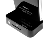 iPhone 4 dock iPhone 4 bordlader sort