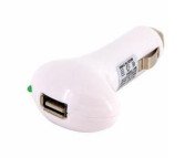 iPhone billader m. USB, hvid