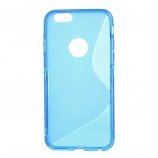 iPhone 6 cover med bølgemønster, blå