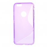 iPhone 6 cover med bølgemønster, lilla