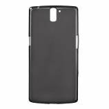 Gråt Mat-gennemsigtigt TPU Cover til OnePlus One