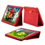 iPad 2 / Den Nye iPad 3 læder etui, rød