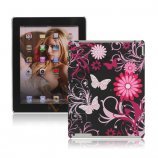 Butterfly Blomster Hard Cover Case til Den Nye iPad 2. 3. 4. Gen