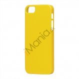 Glimmer Slim Hard Plastic Case til iPhone 5 - Gul