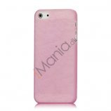0.5mm Ultra Slim hårdt til iPhone 5 med små kvadrater - Pink
