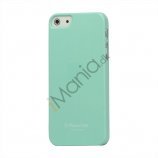 Premium Blankt Hard Back Case iPhone 5 cover - Cyan